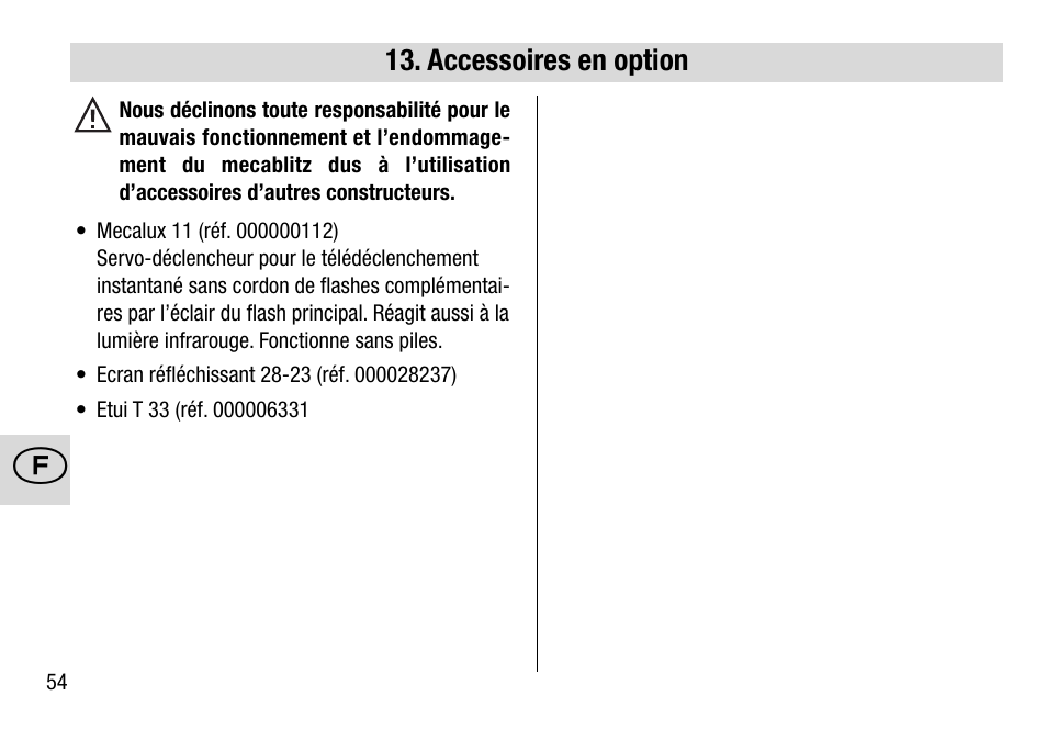 Metz 28 AF-4 C User Manual | Page 54 / 76