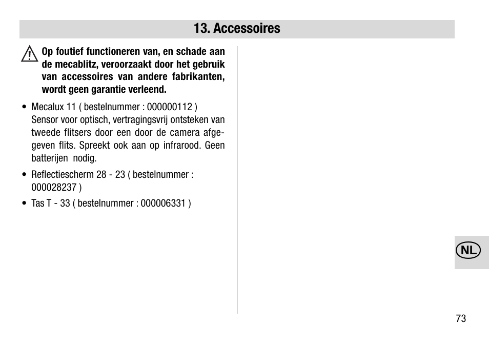 Metz 28 AF-4 C User Manual | Page 73 / 76