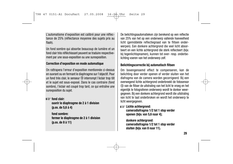 Metz 58 AF-1 P User Manual | Page 29 / 108