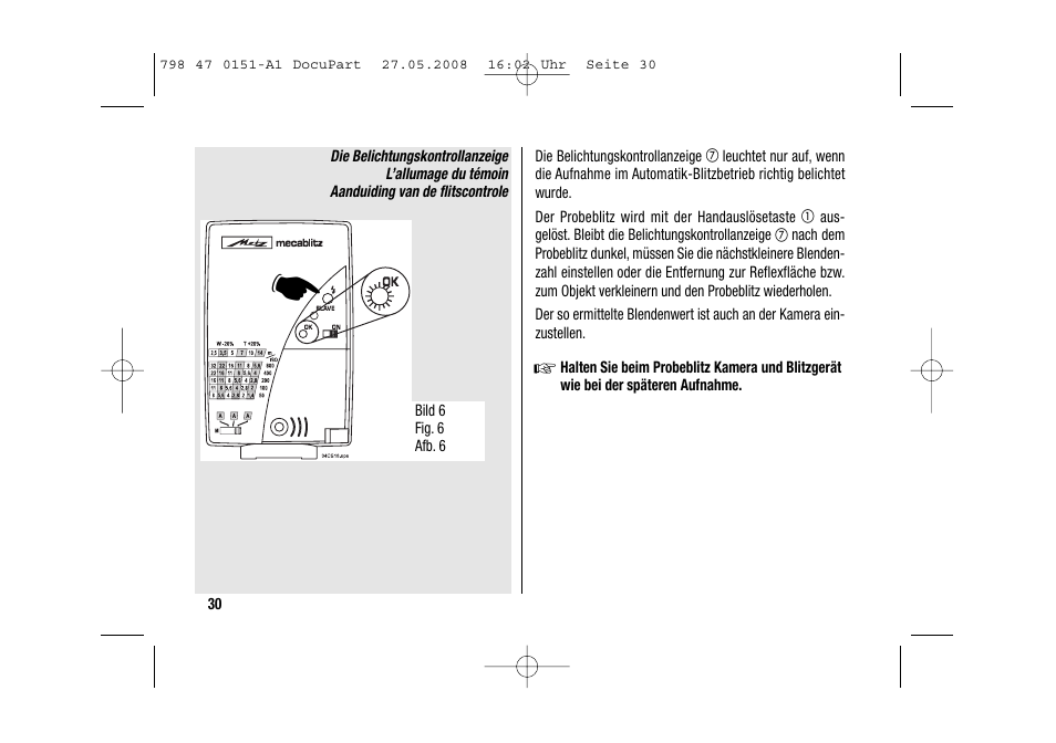 Metz 58 AF-1 P User Manual | Page 30 / 108