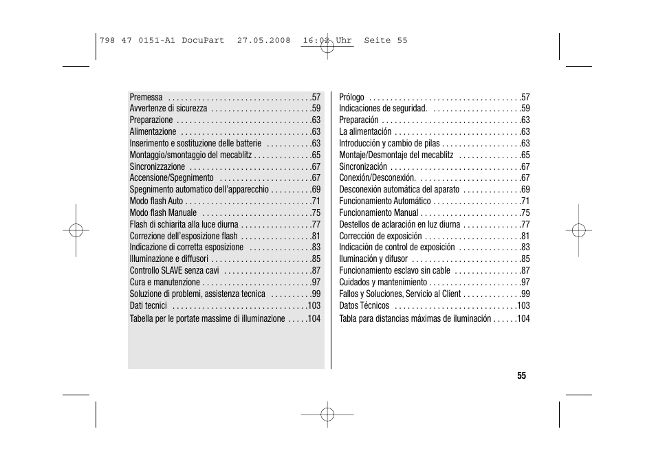 Metz 58 AF-1 P User Manual | Page 55 / 108