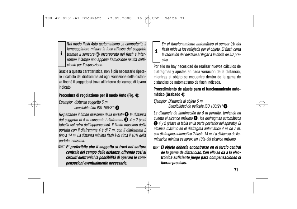 Metz 58 AF-1 P User Manual | Page 71 / 108