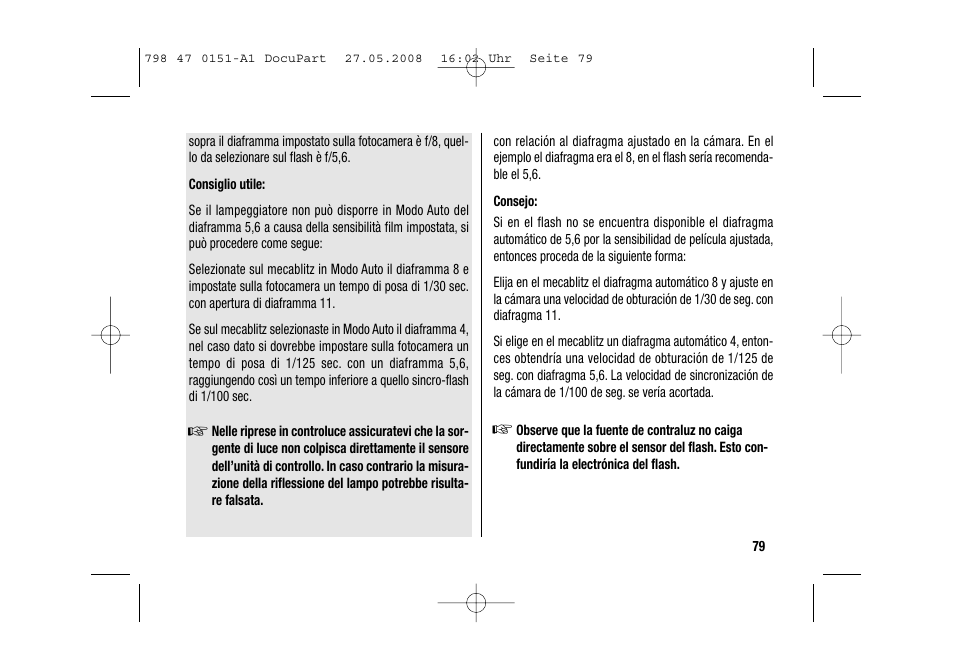 Metz 58 AF-1 P User Manual | Page 79 / 108