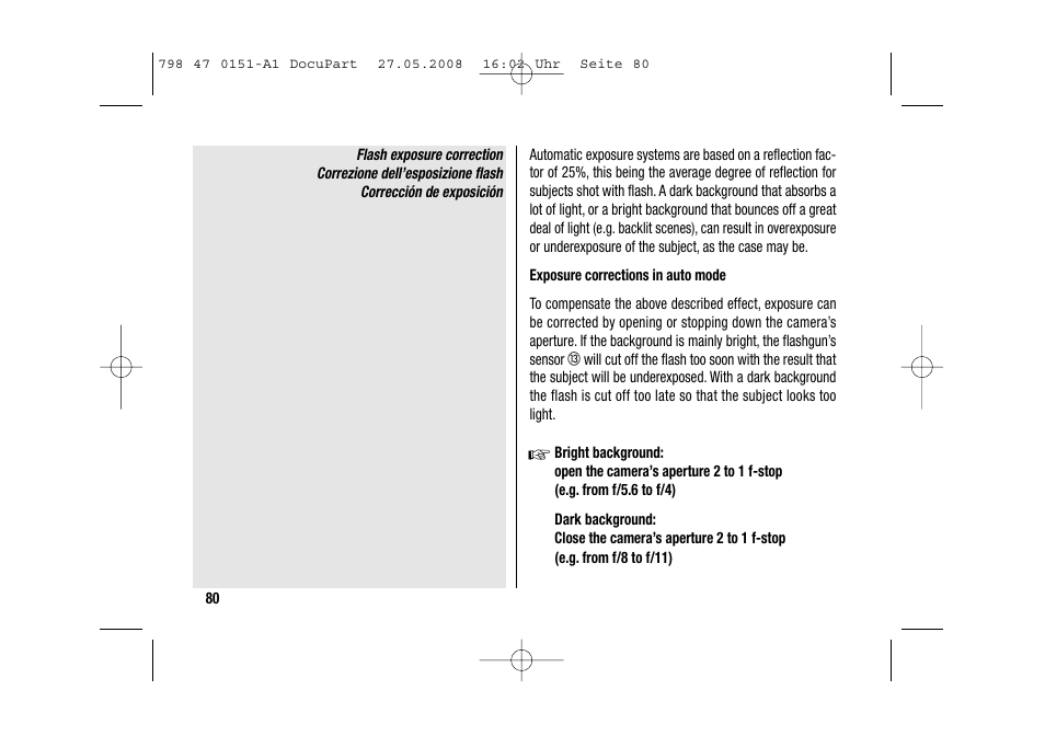 Metz 58 AF-1 P User Manual | Page 80 / 108