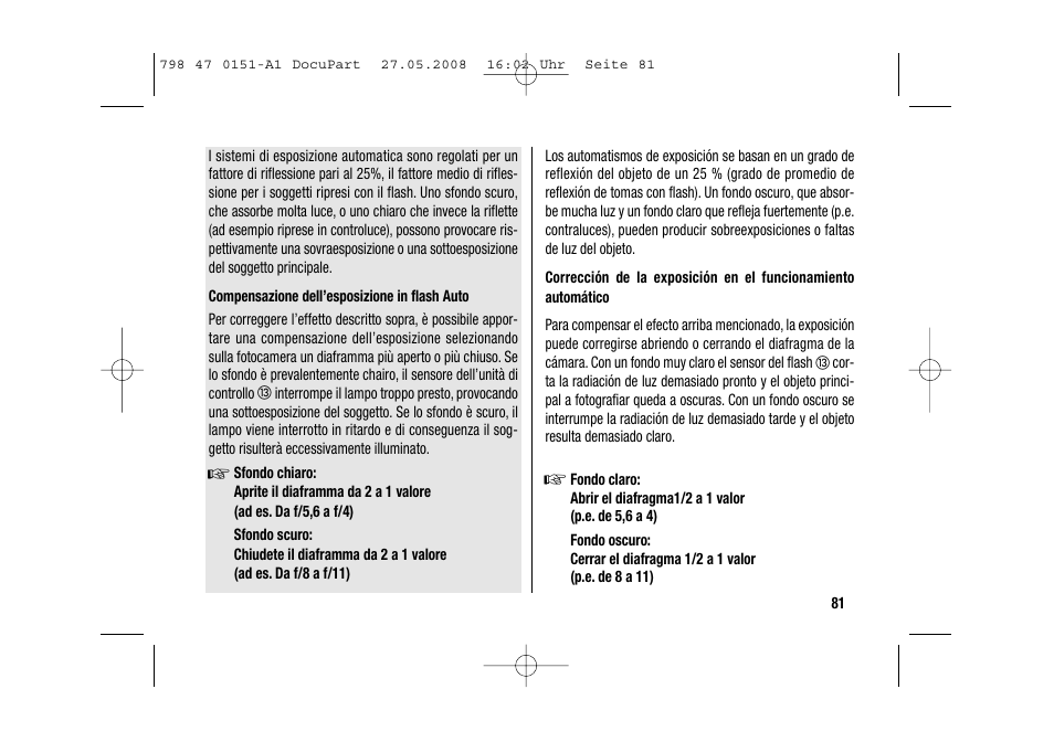 Metz 58 AF-1 P User Manual | Page 81 / 108