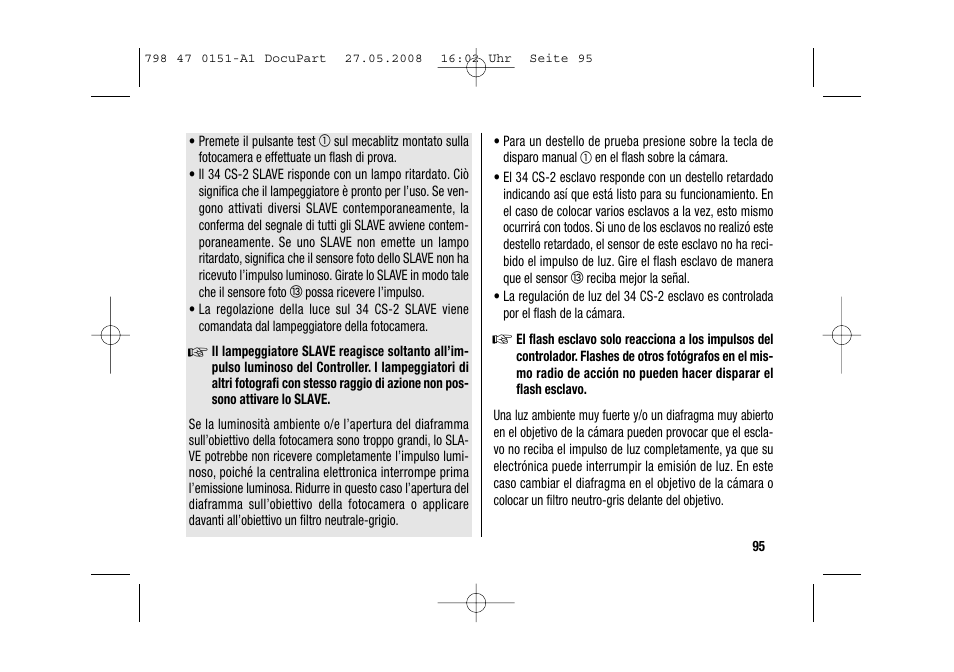 Metz 58 AF-1 P User Manual | Page 95 / 108
