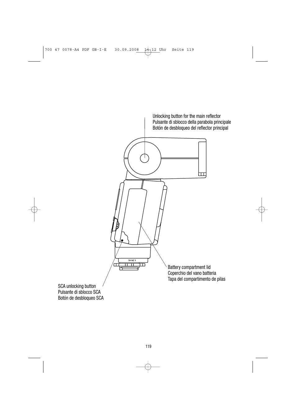 Metz Mecablitz 54 MZ-3 User Manual | Page 119 / 122