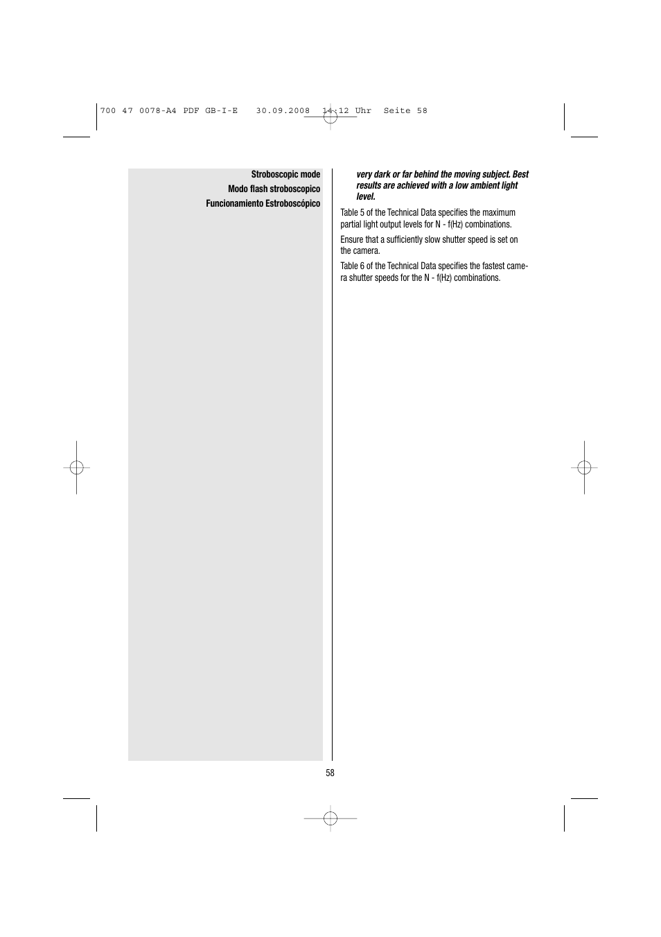 Metz Mecablitz 54 MZ-3 User Manual | Page 58 / 122