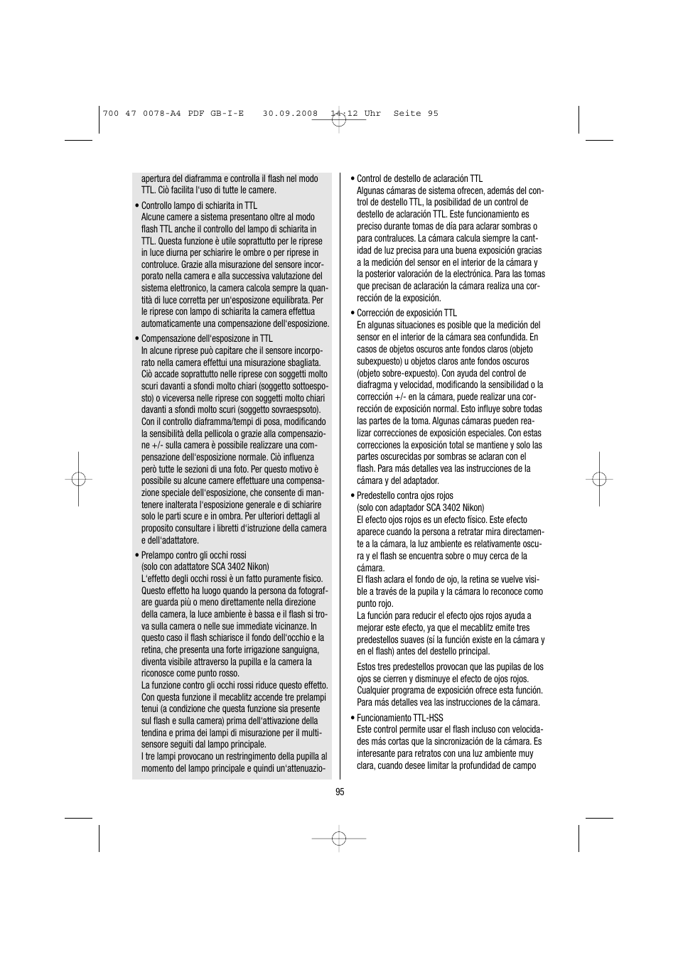 Metz Mecablitz 54 MZ-3 User Manual | Page 95 / 122