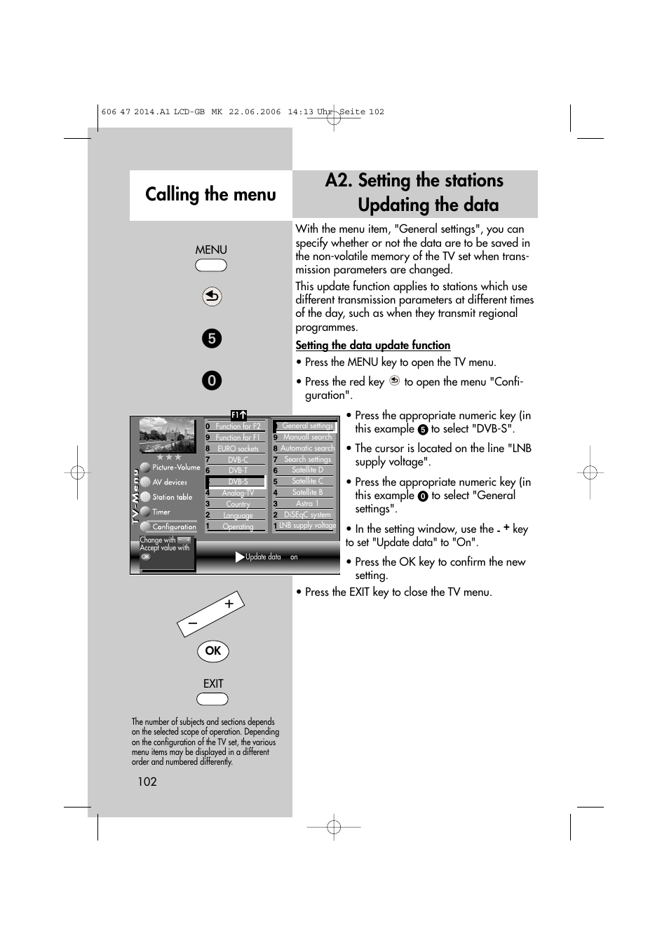 Metz LCD-TV User Manual | Page 102 / 110