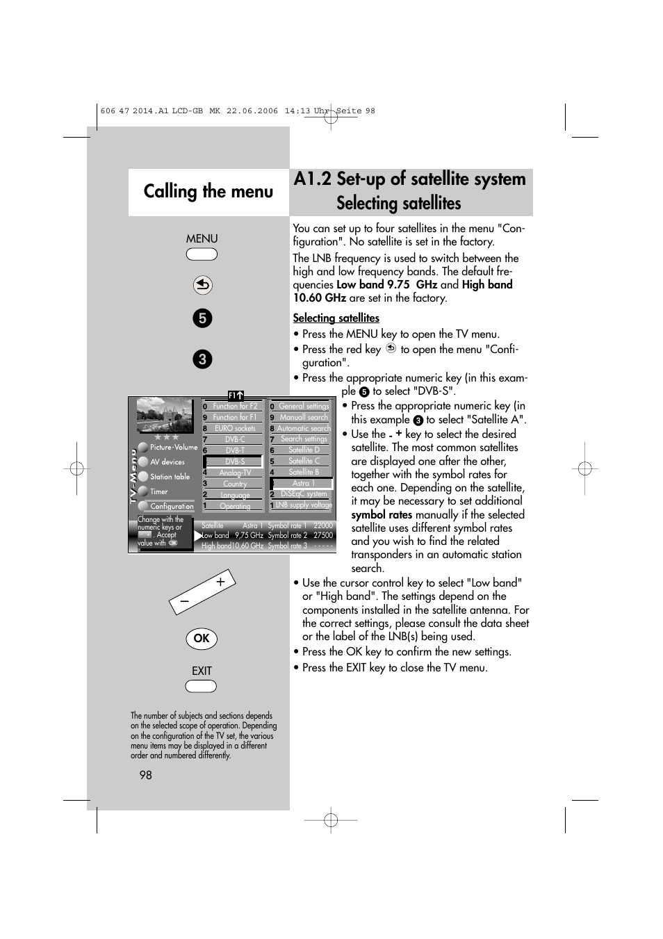 Metz LCD-TV User Manual | Page 98 / 110