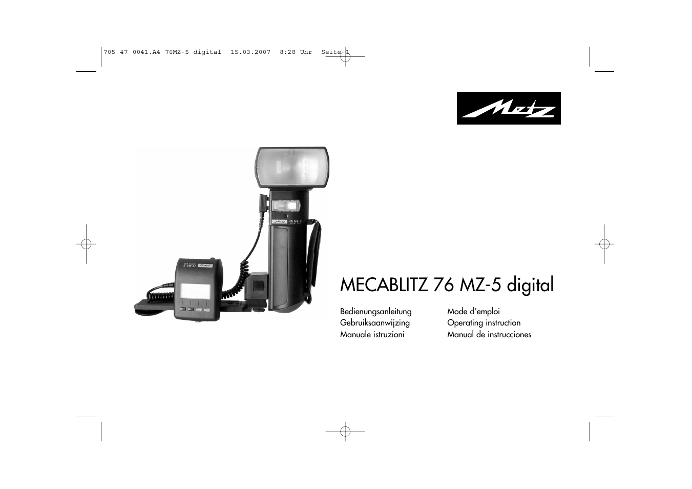 Metz 76 MZ-5 User Manual | 148 pages