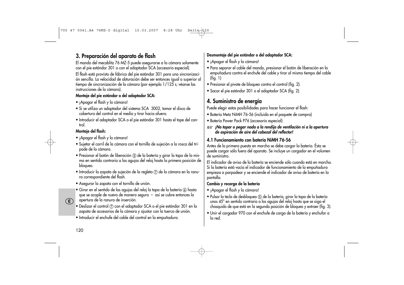 Metz 76 MZ-5 User Manual | Page 120 / 148