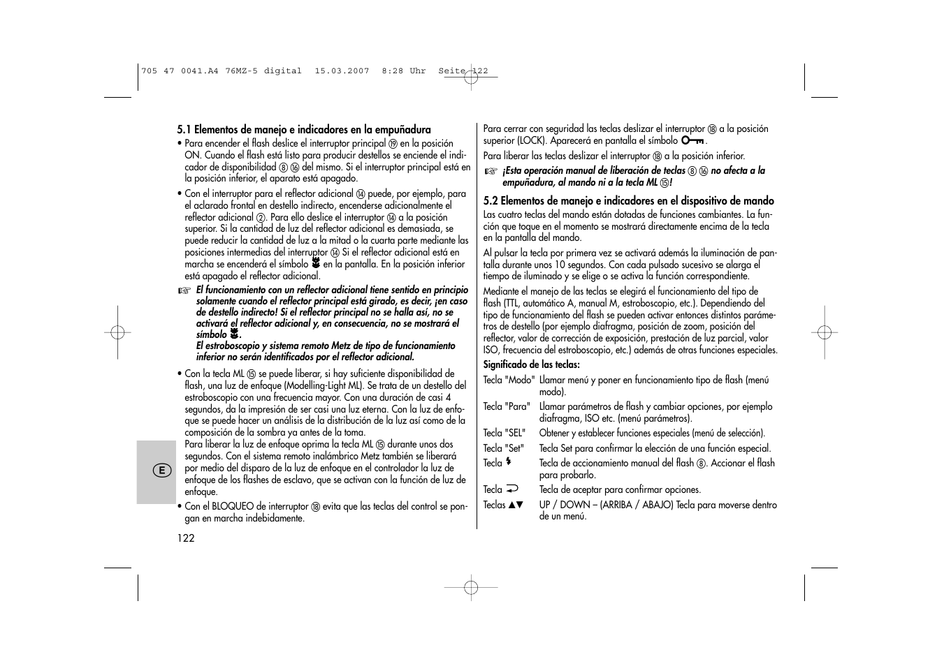 Metz 76 MZ-5 User Manual | Page 122 / 148