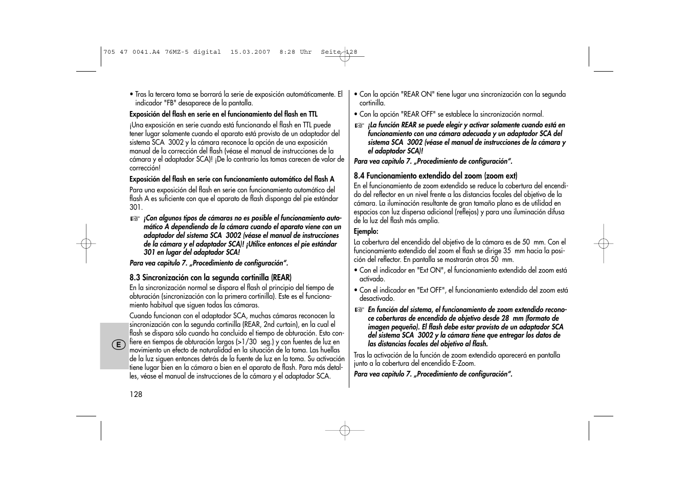 Metz 76 MZ-5 User Manual | Page 128 / 148