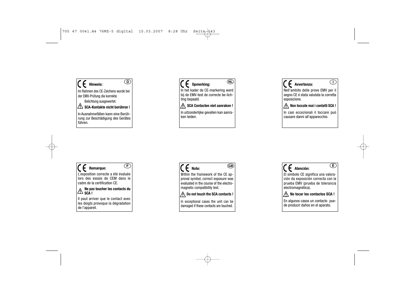 Metz 76 MZ-5 User Manual | Page 143 / 148