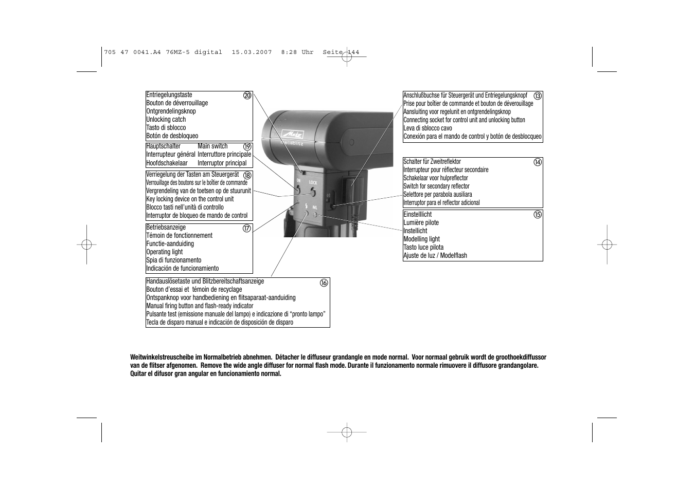 Metz 76 MZ-5 User Manual | Page 144 / 148