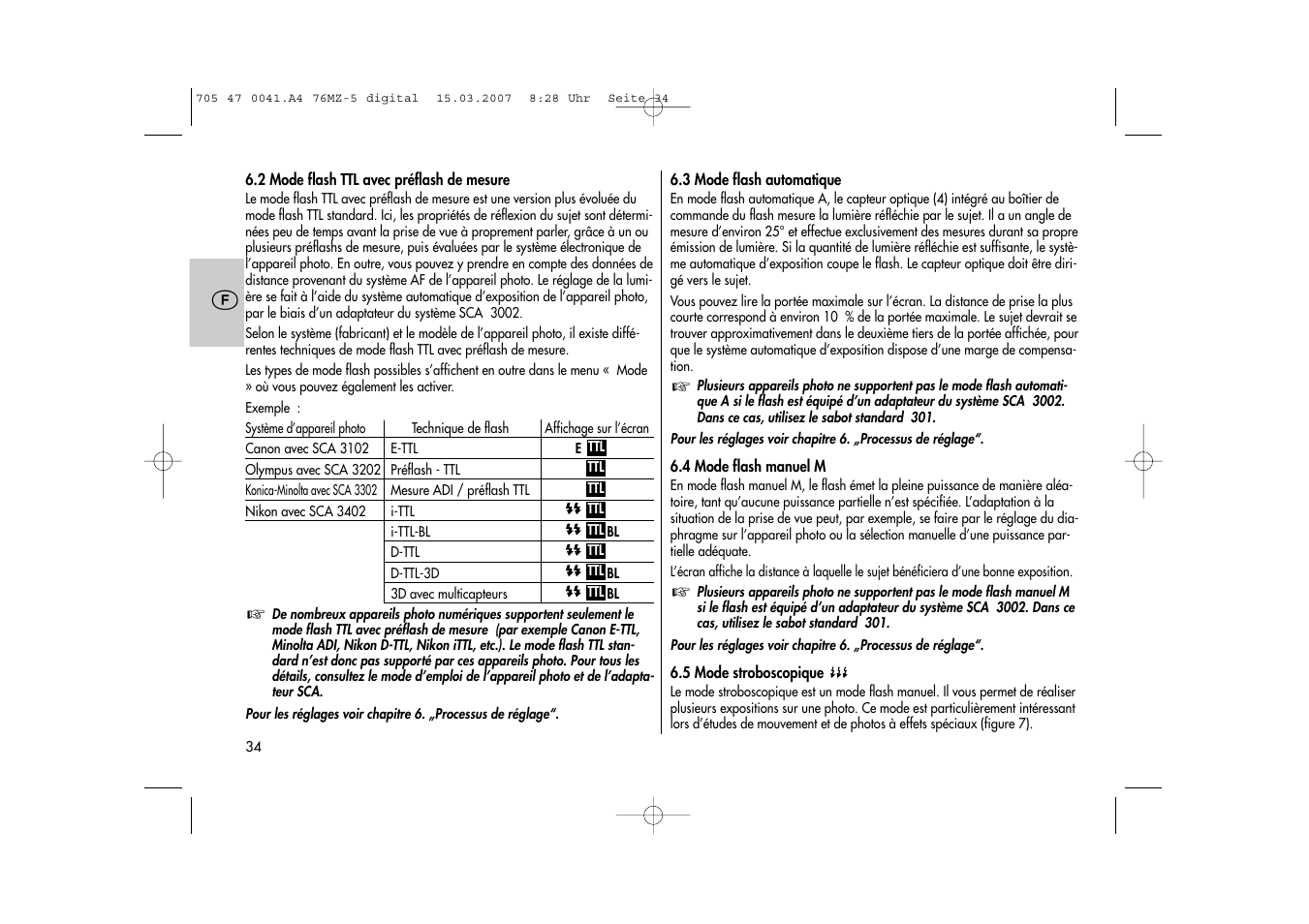 Metz 76 MZ-5 User Manual | Page 34 / 148