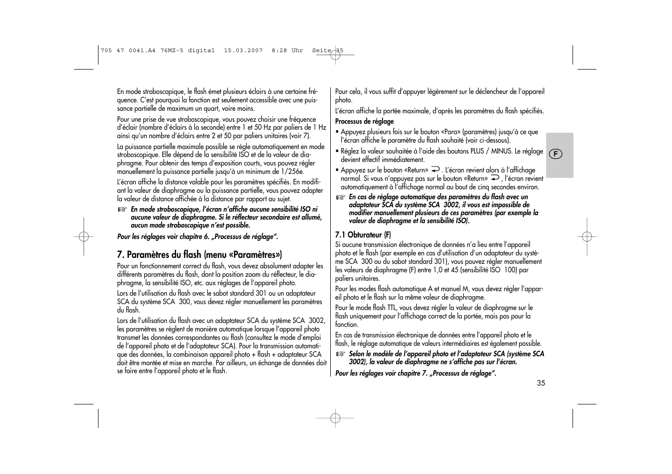 Metz 76 MZ-5 User Manual | Page 35 / 148