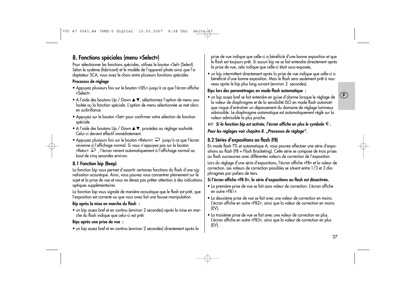 Metz 76 MZ-5 User Manual | Page 37 / 148