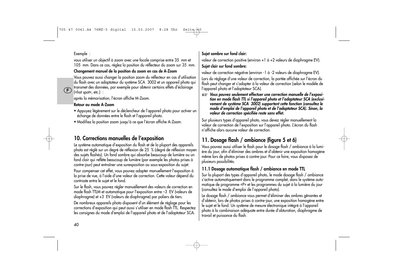 Metz 76 MZ-5 User Manual | Page 40 / 148