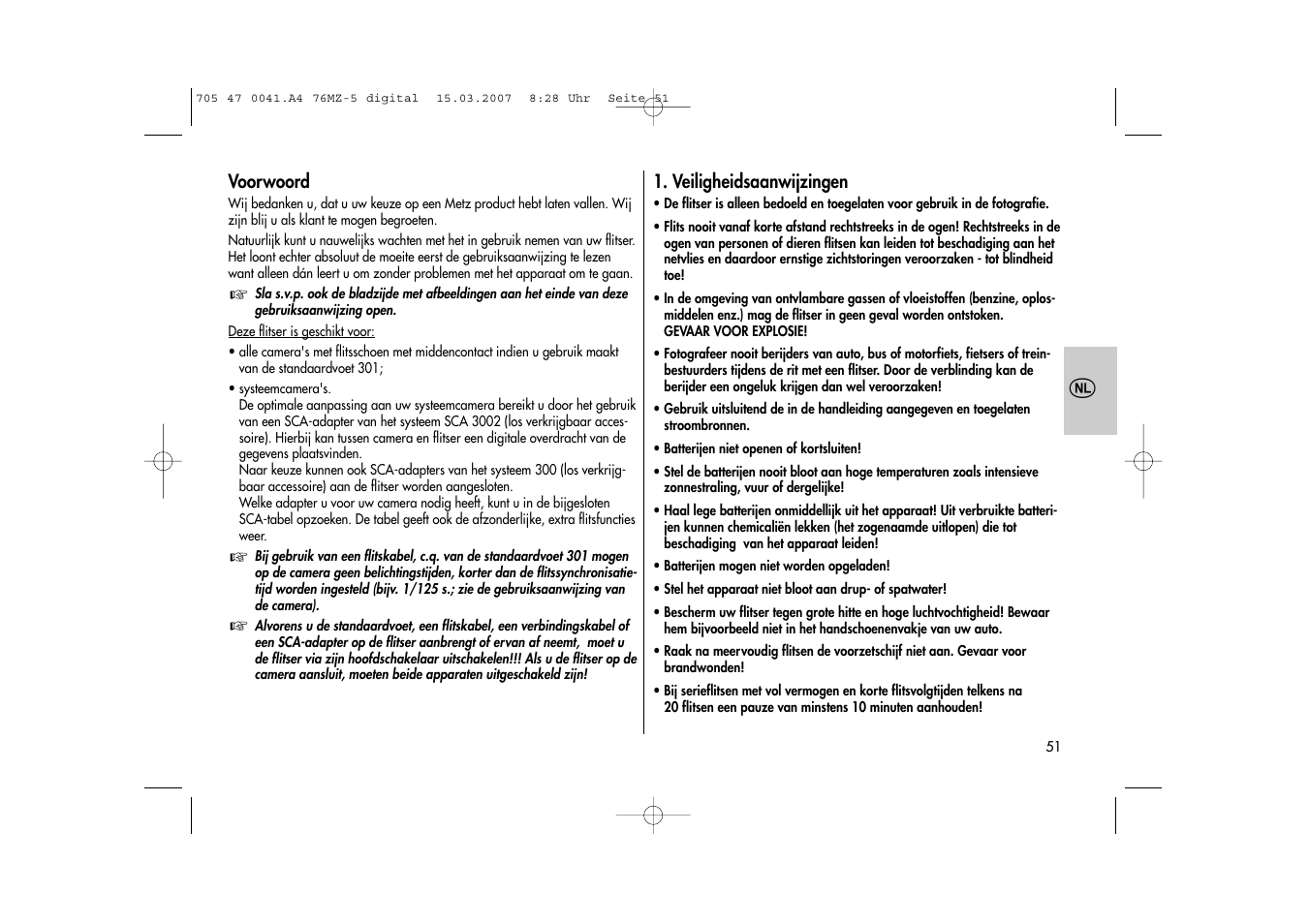 Metz 76 MZ-5 User Manual | Page 51 / 148