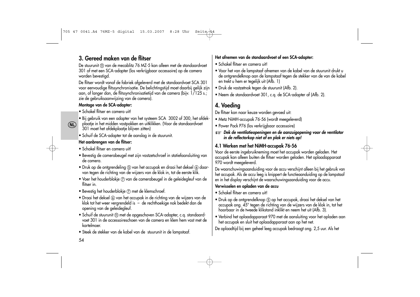 Metz 76 MZ-5 User Manual | Page 54 / 148
