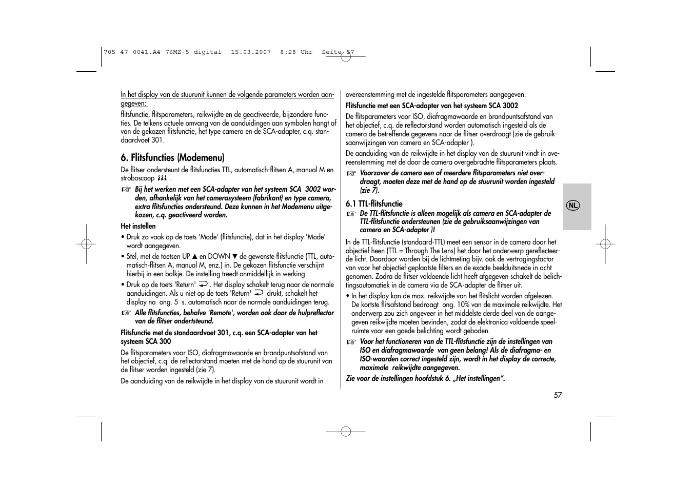 Metz 76 MZ-5 User Manual | Page 57 / 148