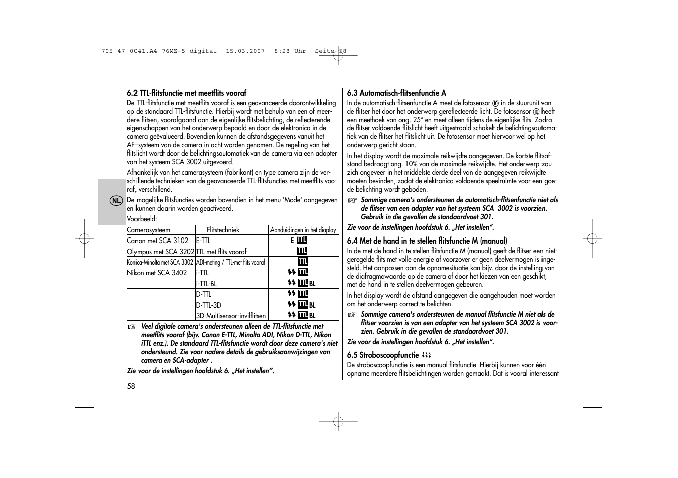 Metz 76 MZ-5 User Manual | Page 58 / 148