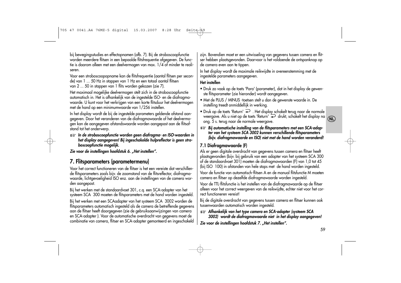 Metz 76 MZ-5 User Manual | Page 59 / 148