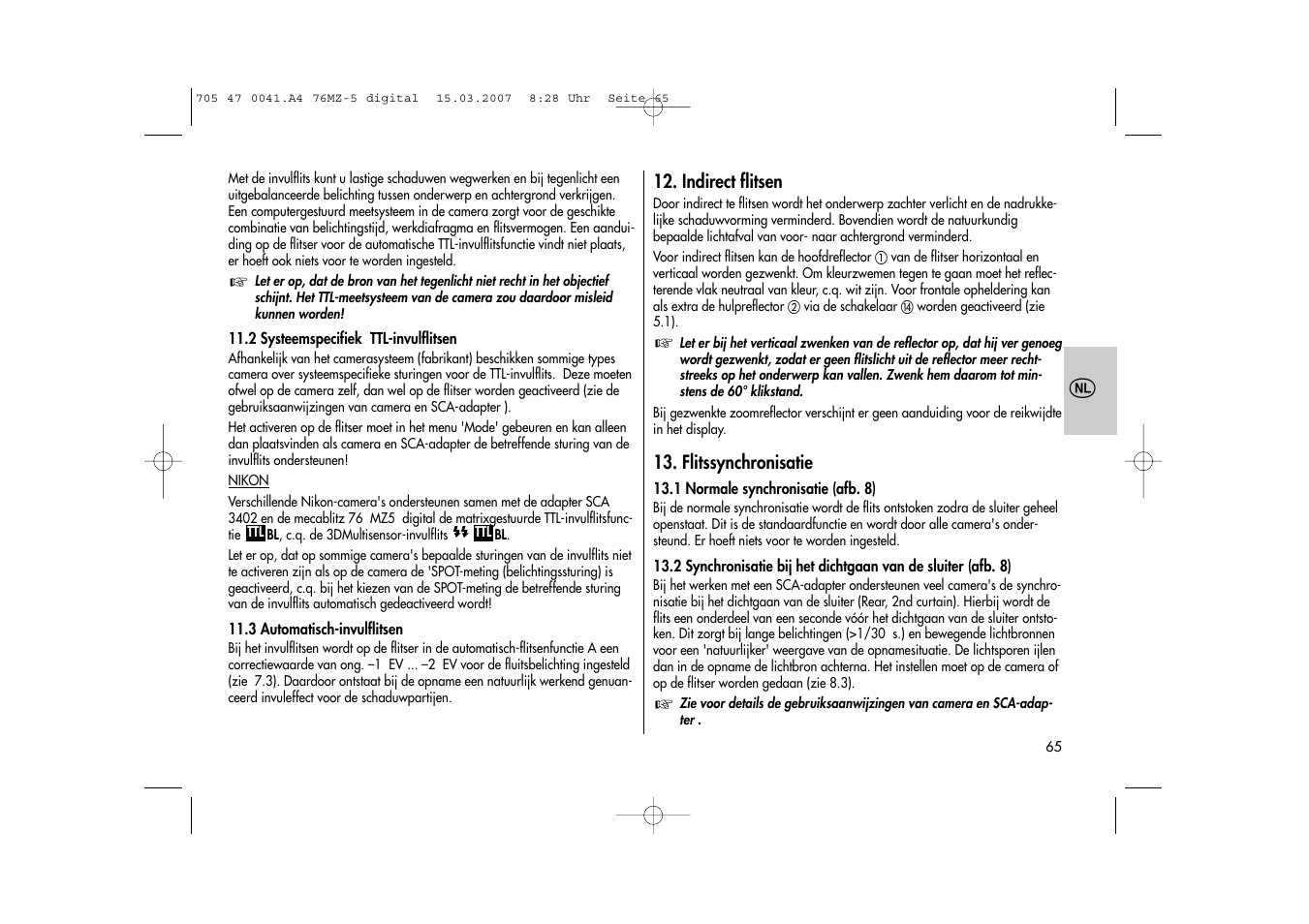 Metz 76 MZ-5 User Manual | Page 65 / 148