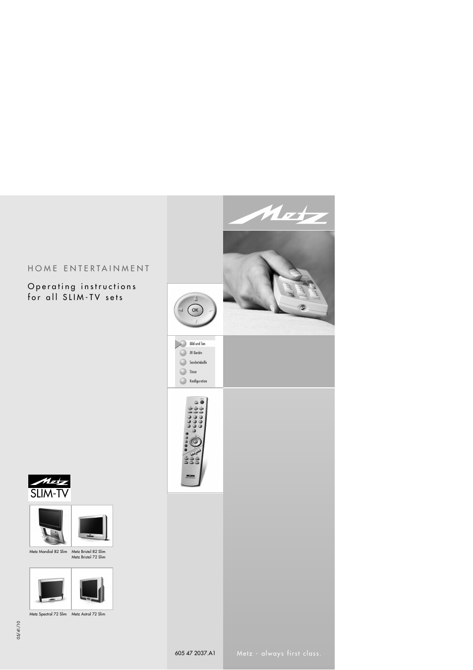 Metz Slim TV User Manual | 100 pages