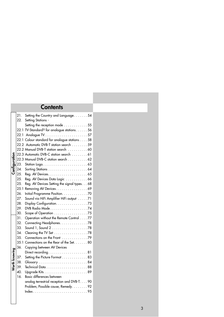 Metz Slim TV User Manual | Page 3 / 100