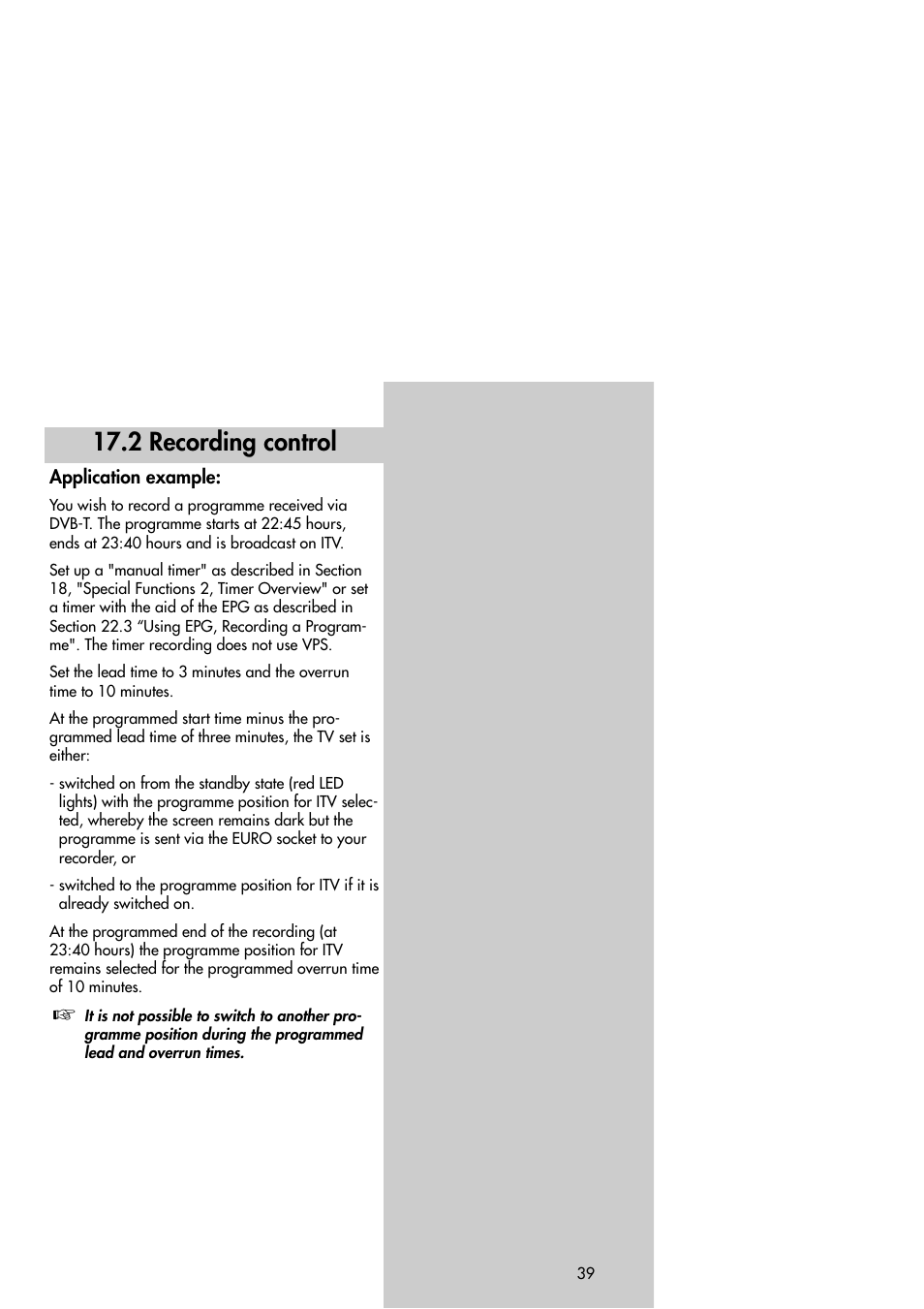 2 recording control | Metz Slim TV User Manual | Page 39 / 100