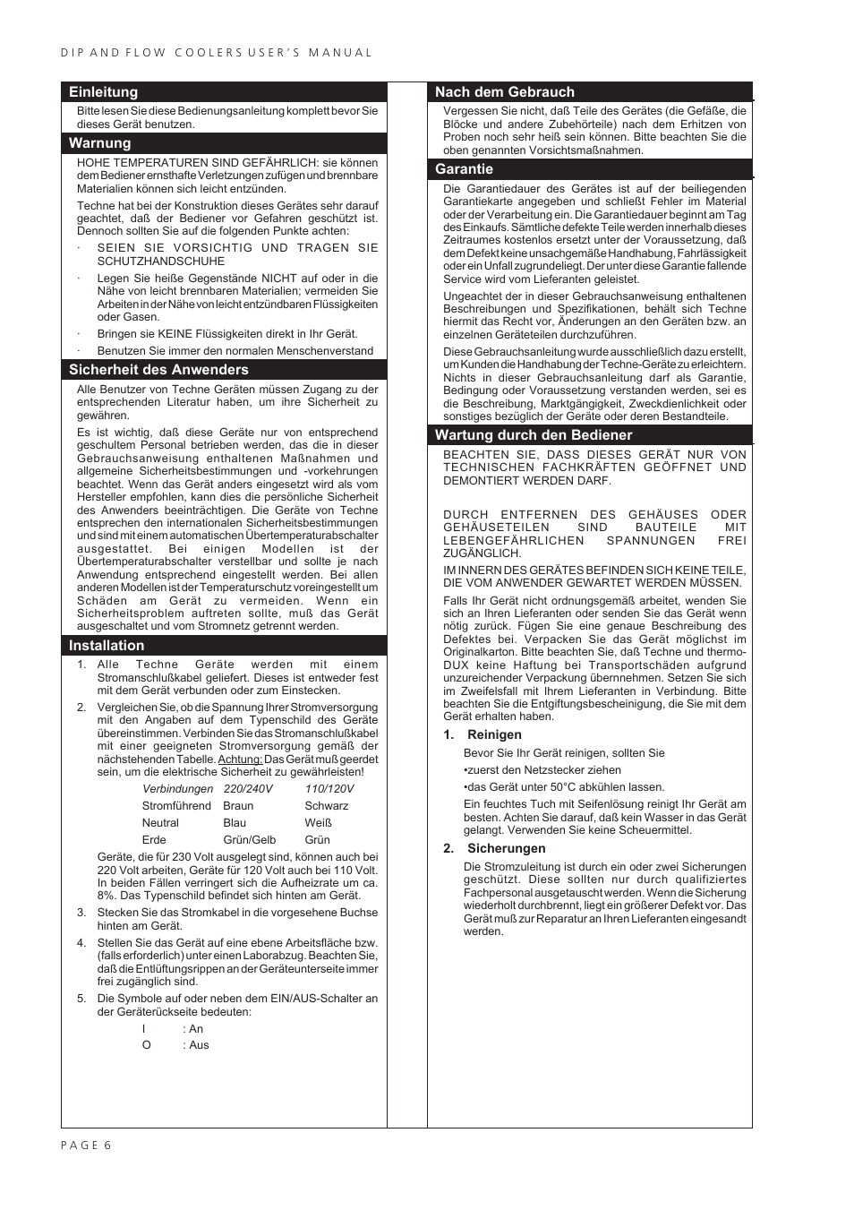 Techne RU-200 User Manual | Page 8 / 20