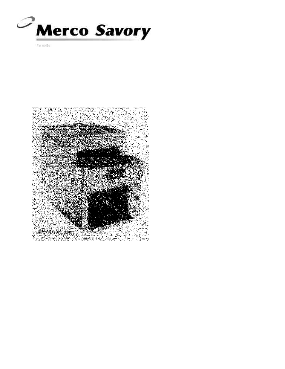 Merco Savory RB-33VS User Manual | 4 pages