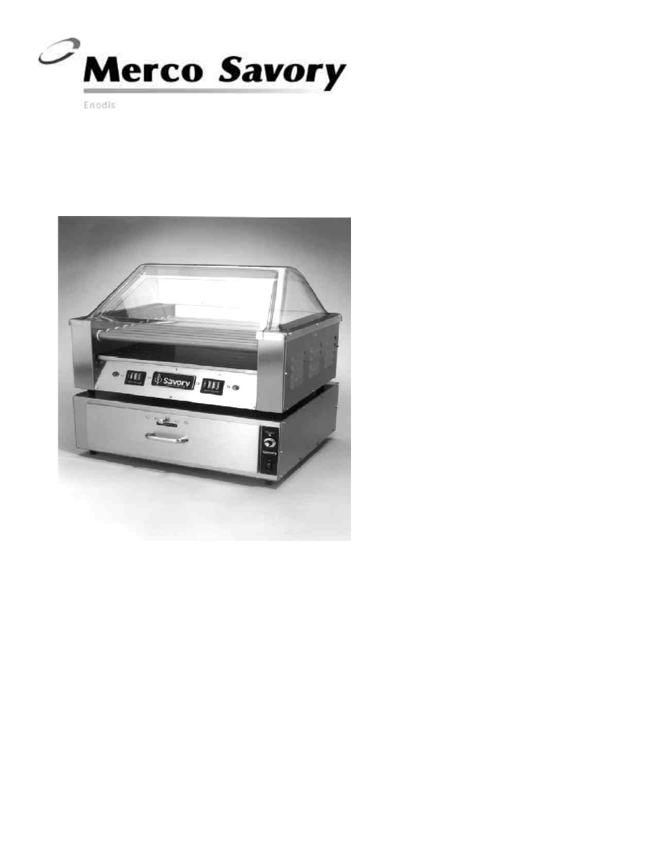 Merco Savory SW Series User Manual | 4 pages