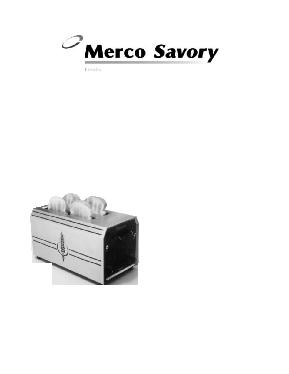 Merco Savory POP-2/4 User Manual | 8 pages