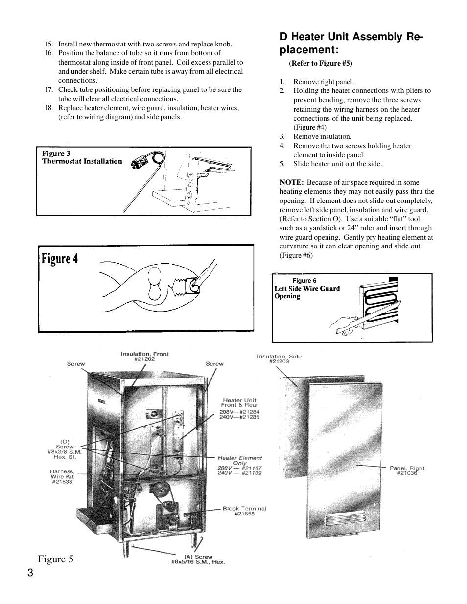 D heater unit assembly re- placement, Figure 5 3 | Merco Savory C-40 User Manual | Page 3 / 12