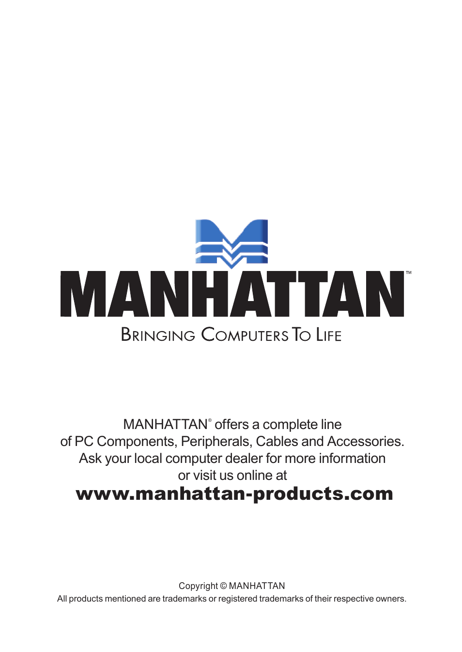 Manhattan Computer Products 160766 User Manual | Page 4 / 4