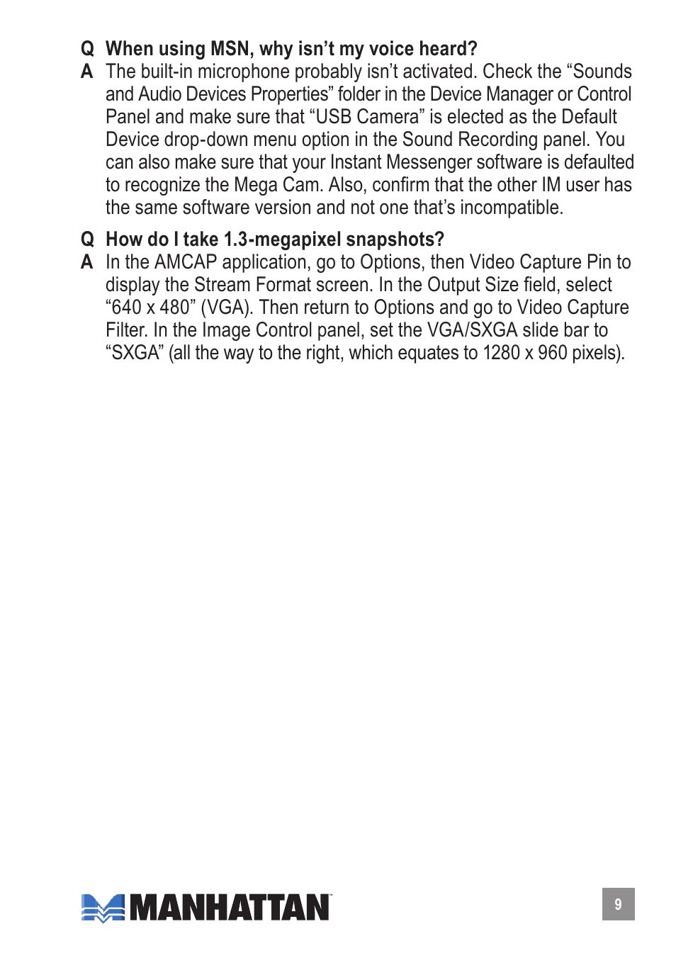 Manhattan Computer Products 460477 User Manual | Page 9 / 12