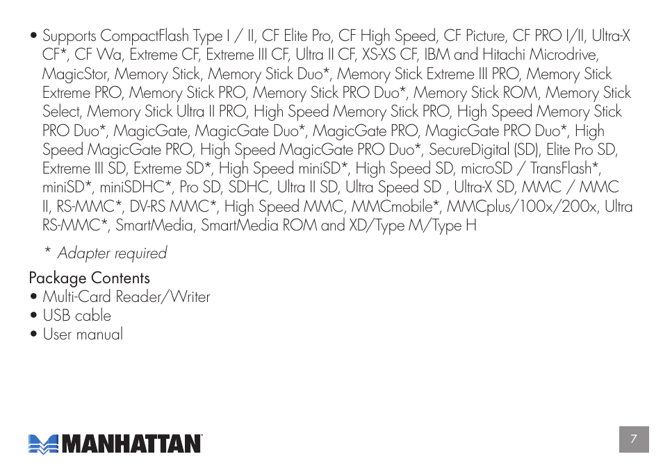 Manhattan Computer Products 175883 User Manual | Page 7 / 8