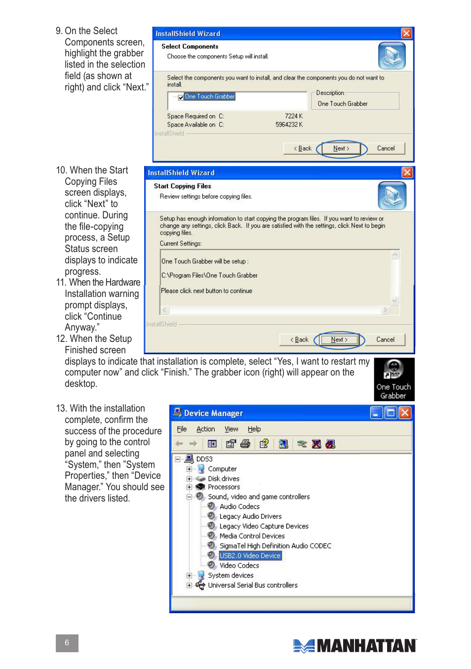 Manhattan Computer Products 164115 User Manual | Page 6 / 12