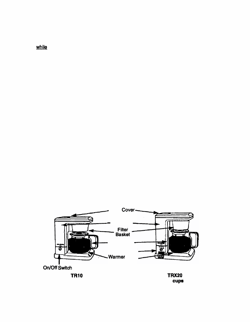 Introduction, Diagram of parts | Mr. Coffee TR10 User Manual | Page 4 / 8