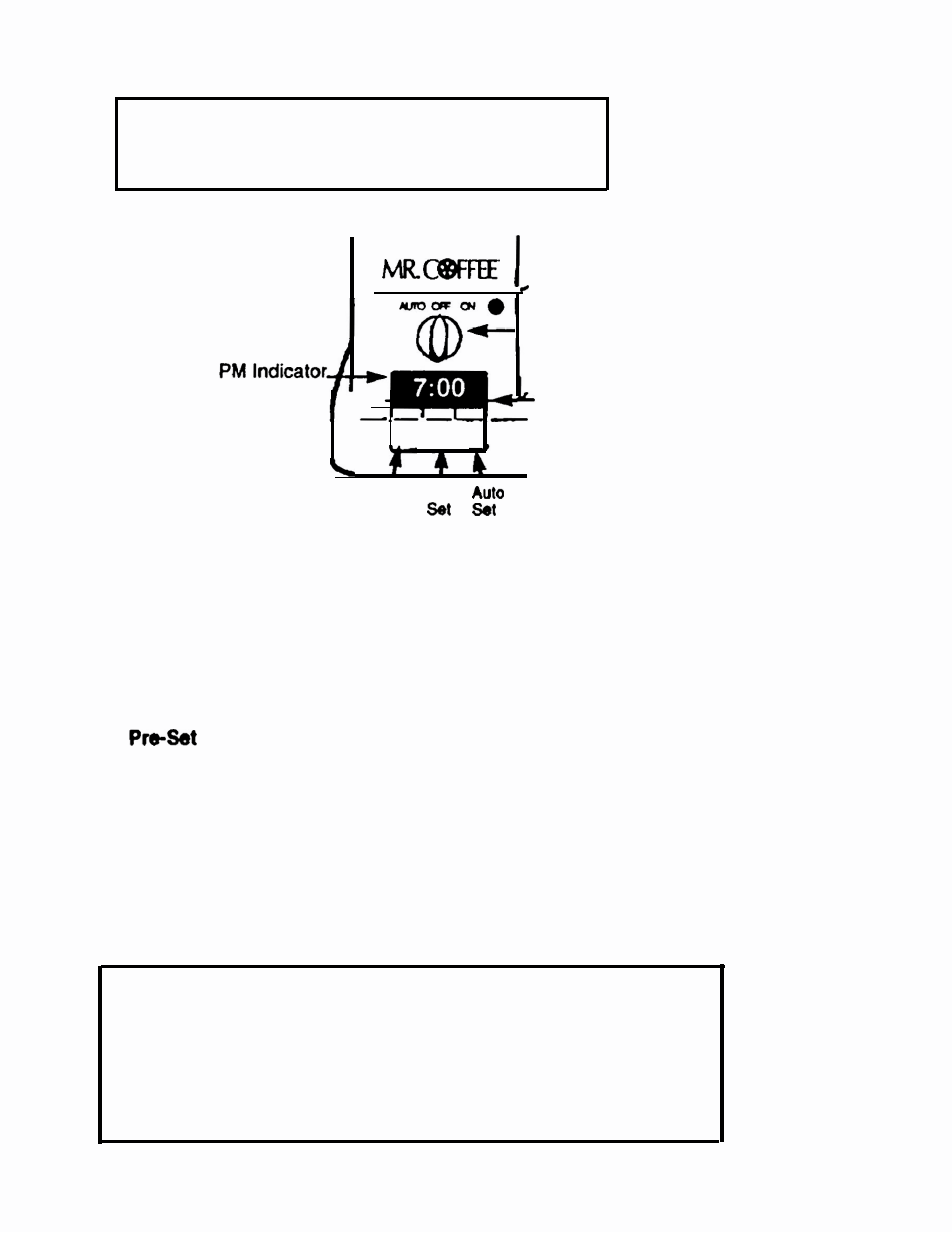 Setting the clock and timer (trx20, Only), Important | Mr. Coffee TR10 User Manual | Page 5 / 8