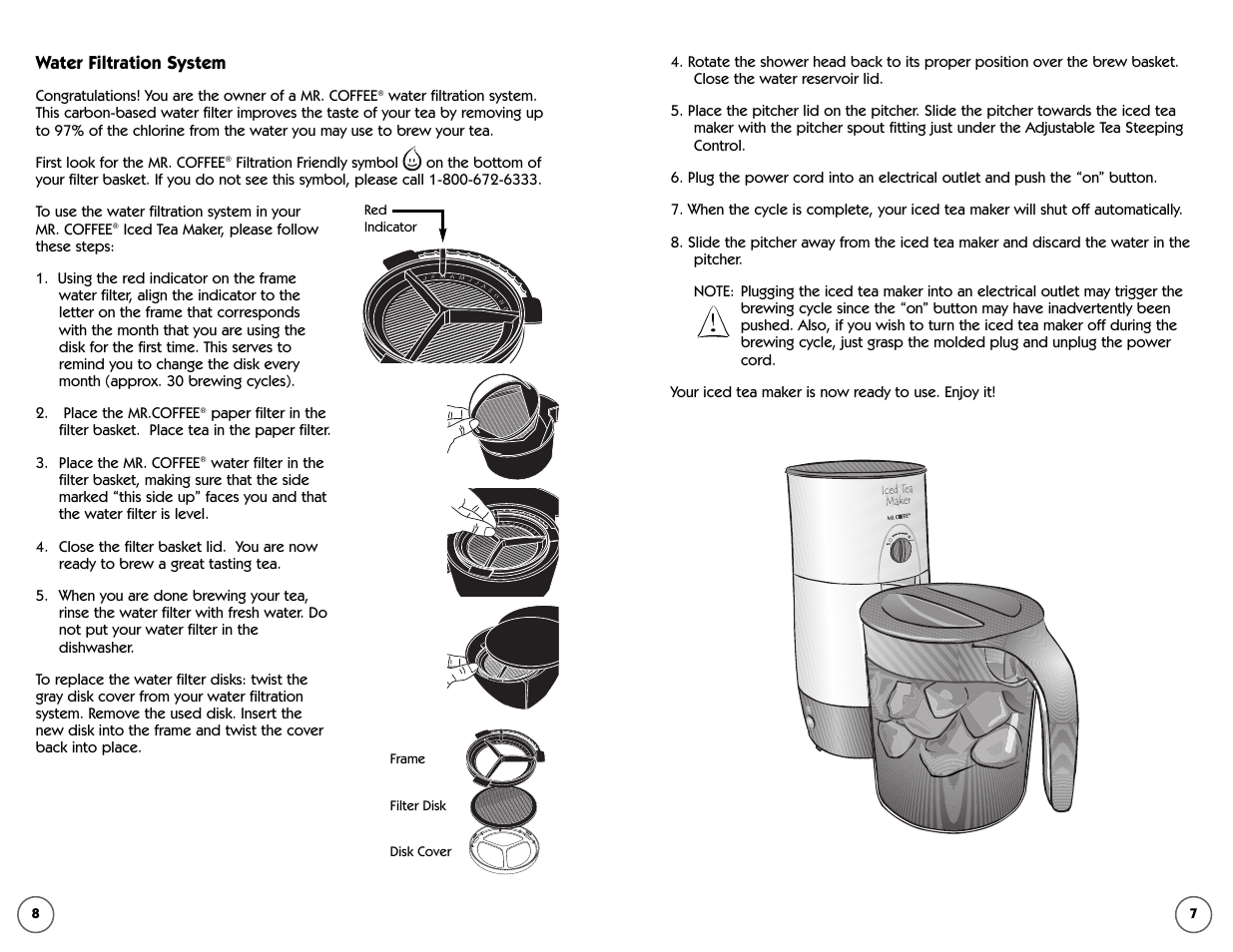 Mr. Coffee TM30 User Manual | Page 7 / 14