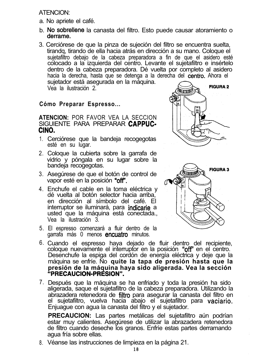 Mr. Coffee ECM3 User Manual | Page 18 / 36