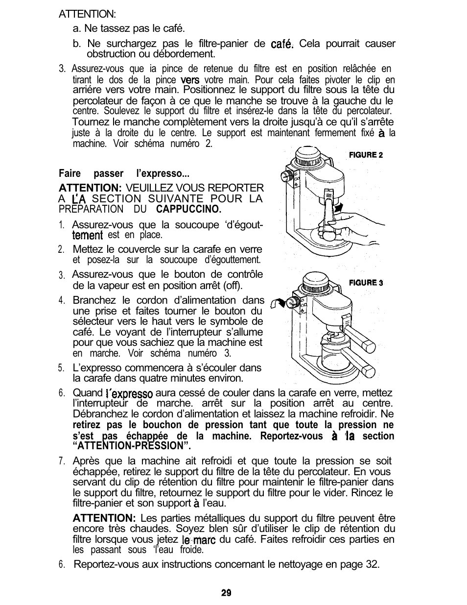 Mr. Coffee ECM3 User Manual | Page 29 / 36