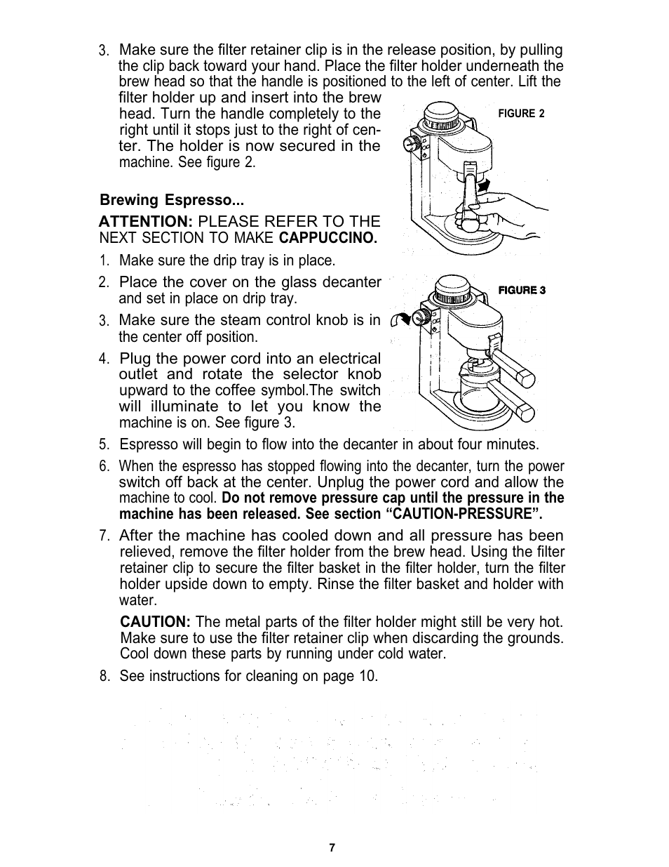 Mr. Coffee ECM3 User Manual | Page 7 / 36