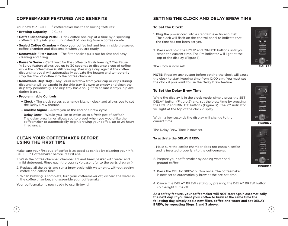 Mr. Coffee ZH User Manual | Page 5 / 14